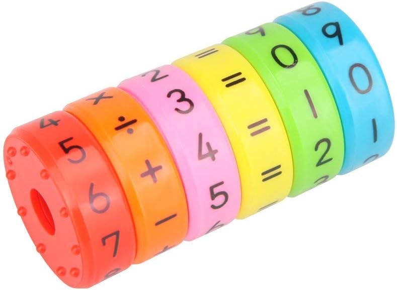OOCOME Magnetic Arithmetic Learning Toys Math Games Math Resources Children Number Games Number Blocks Magnet Toys for Kids Children Gifts