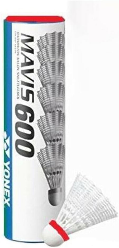 YONEX Mavis 600 Nylon Shuttlecocks, White, 78-Fast