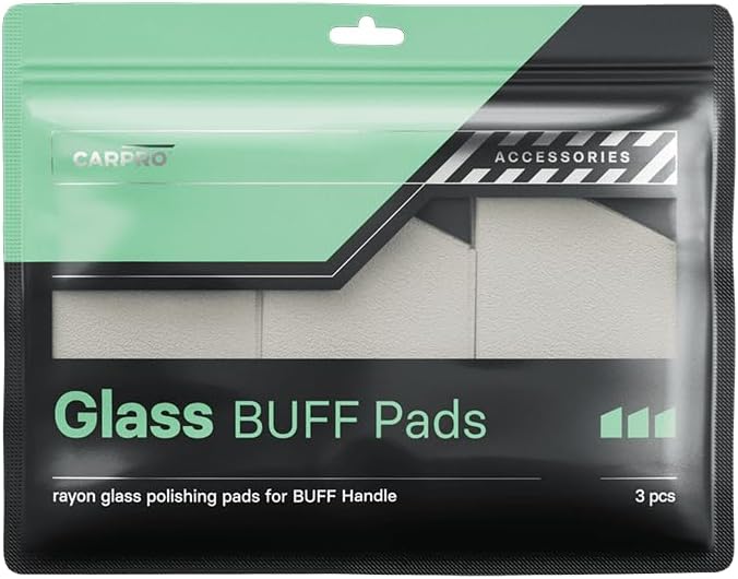 CARPRO Glass Rayon Buff Pad for Glass Polishing (Pack of 3)