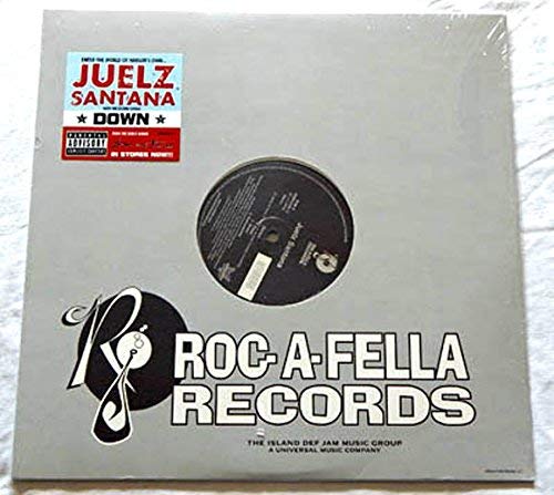 Juelz Santana Down bw Now What - Roc-A-Fella Records 2003 - Factory Sealed Single Record - Featuring T.I. And Mary J Blige