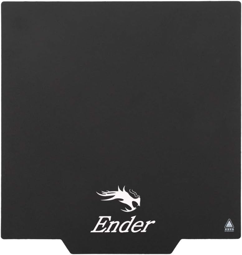 Creality Original Ultra Flexible Removable Magnetic 3D Printer Build Surface Heated Bed Cover for Ender 3 S1/Ender 3/Ender 3 pro/Ender 3 V2/Ender 5 3D Printer 235 * 235 * 1mm