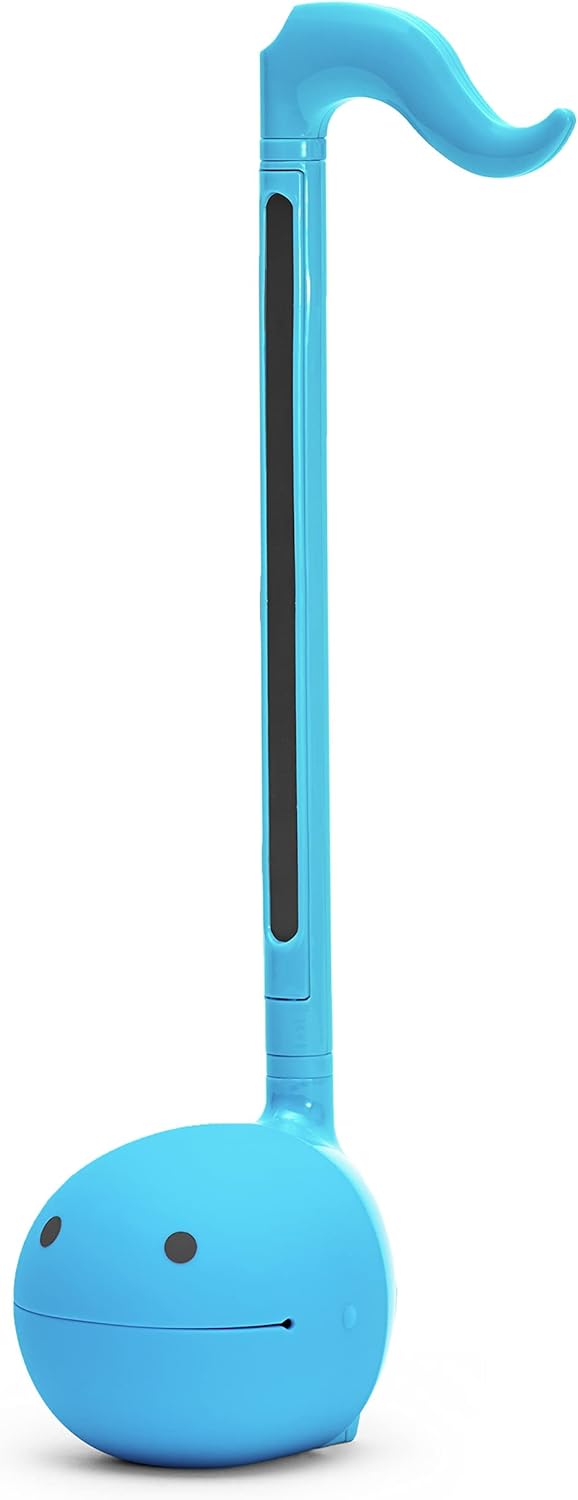 Otamatone Japanese Electronic Musical Instrument Portable Music Synthesizer from Japan by Maywa Denki Studio, Award Winning, Educational Fun Gift for Children, Teens & Adults - Blue