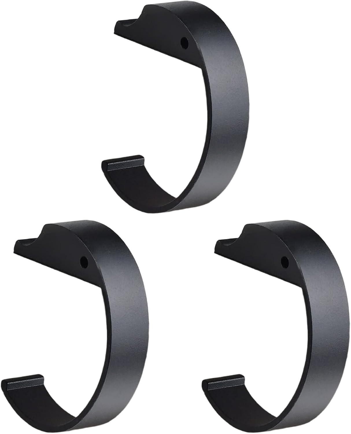 Oxxggkao Set Of 3 Multipurpose C Shaped Purse Hooks Aluminum Table Hangers For Bags Coat Keys Organization Desk Organizers Aluminum Alloy Purse Hooks