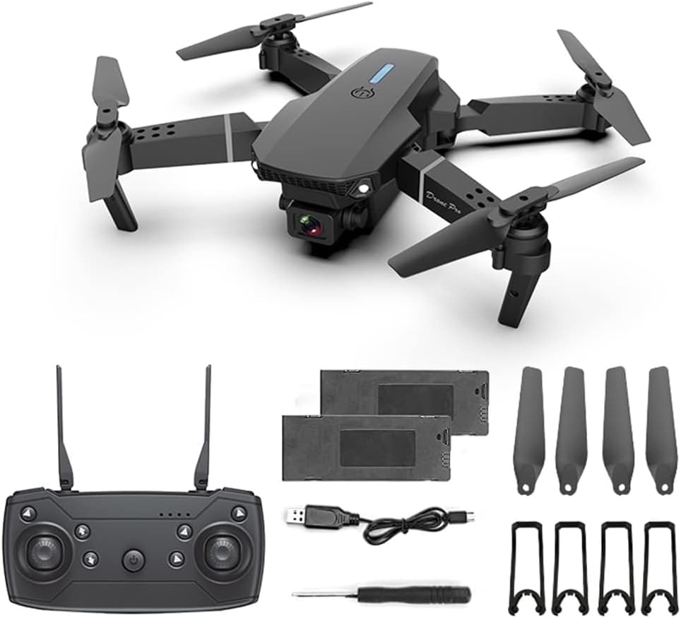 FPV Drone with 4K Dual HD Cameras Upgraded Version RC Quadcopter for Adults and Kids