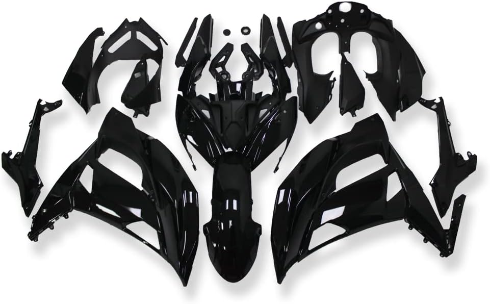 Glossy Gloss Black Fairings Kit Fairing Set Fit for Kawasaki Kawasaki Ninja 650 EX650 EX650A EX650E EX650F 2017-2019 2017 2018 2019 Injection Kit b003