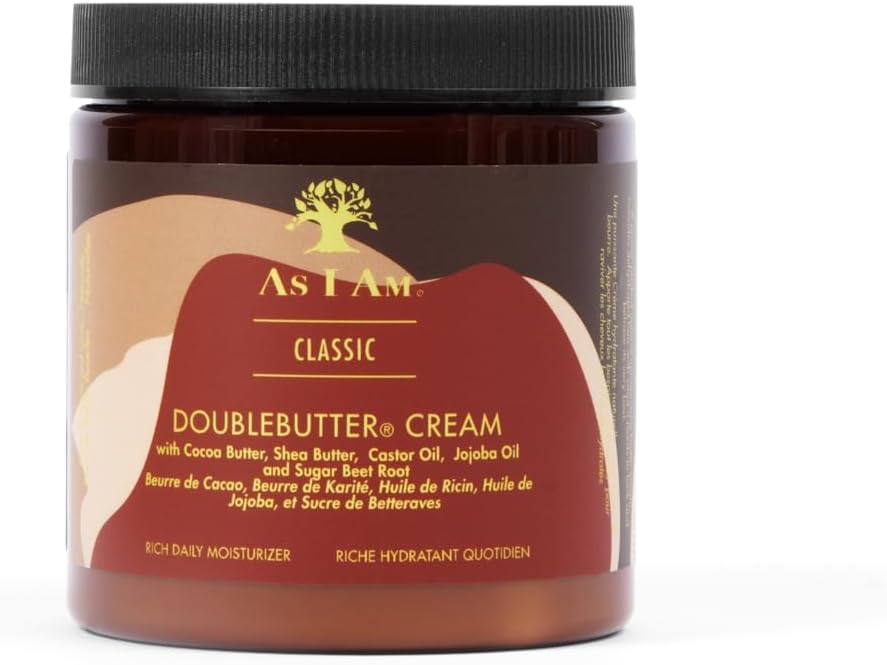 As I Am DoubleButter Cream Rich Daily Moisturizer, 227g/8 oz.