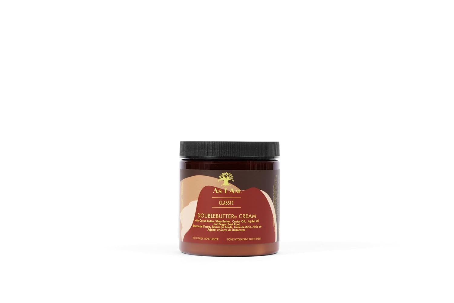 As I Am Double Butter Cream - 8 Ounce - Rich Daily Moisturizer - Soft and Shiny Curls and Coils - Repairs Split Ends - Strengthens Hair - Enriched with Pro-Vitamin B5