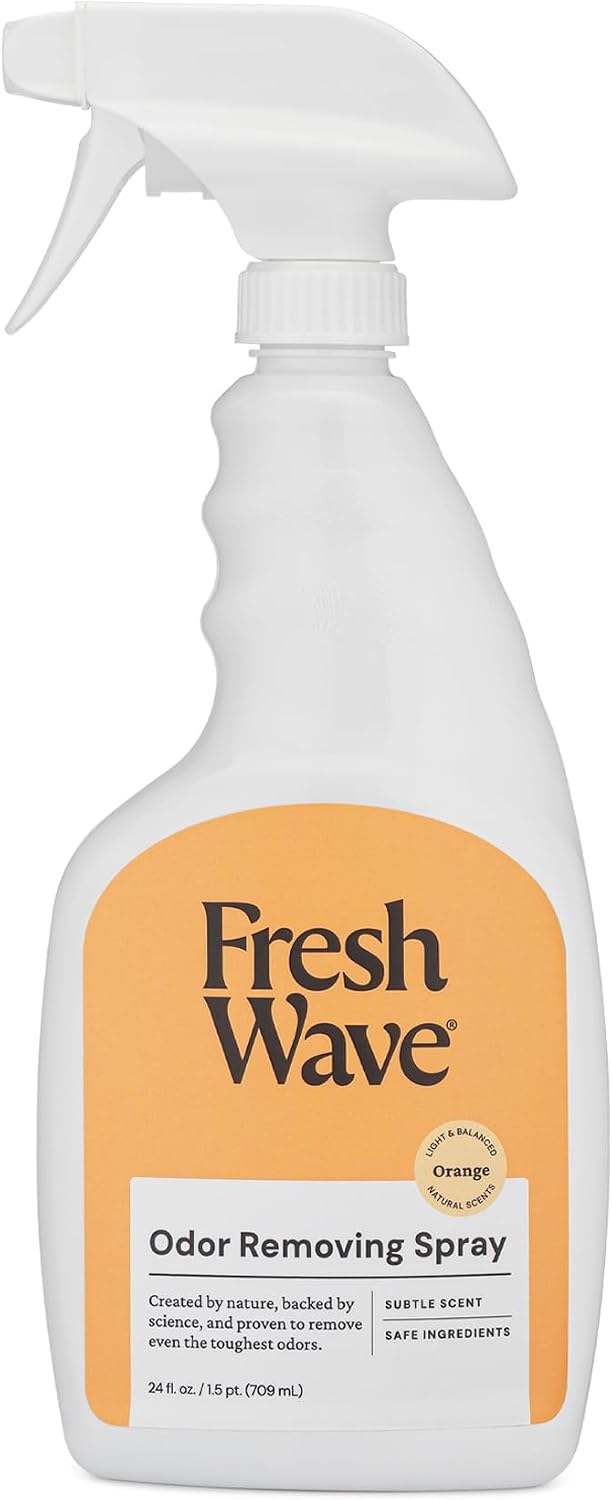 Fresh Wave Odor Eliminator Spray for Room & Fabric, 24 oz, Orange