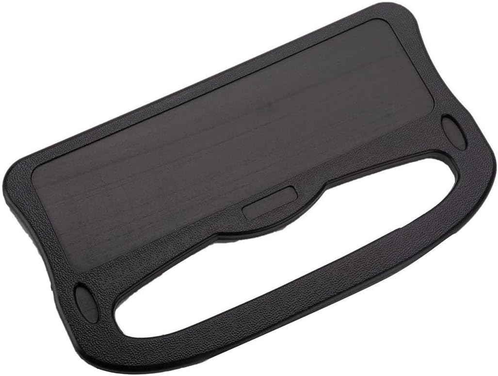 VaLbeL Portable Car Table Steering Wheel Tray for Lexus Coupe LC500 LC 500h LC500 Inspiration Series, Laptop Working Food Eating Drinking Desk Multi-function Double-sided Trays,A/Black-small