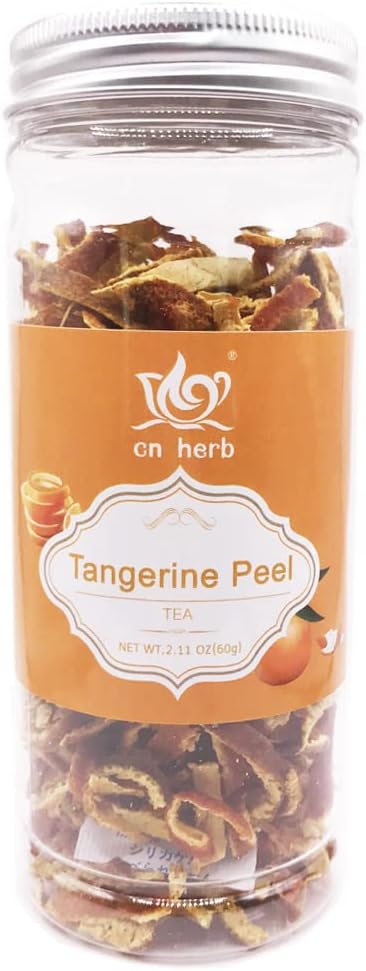 cn herb Chinese Seasoning Dried Tangerine Peel Strip Chen Pi Si 60g