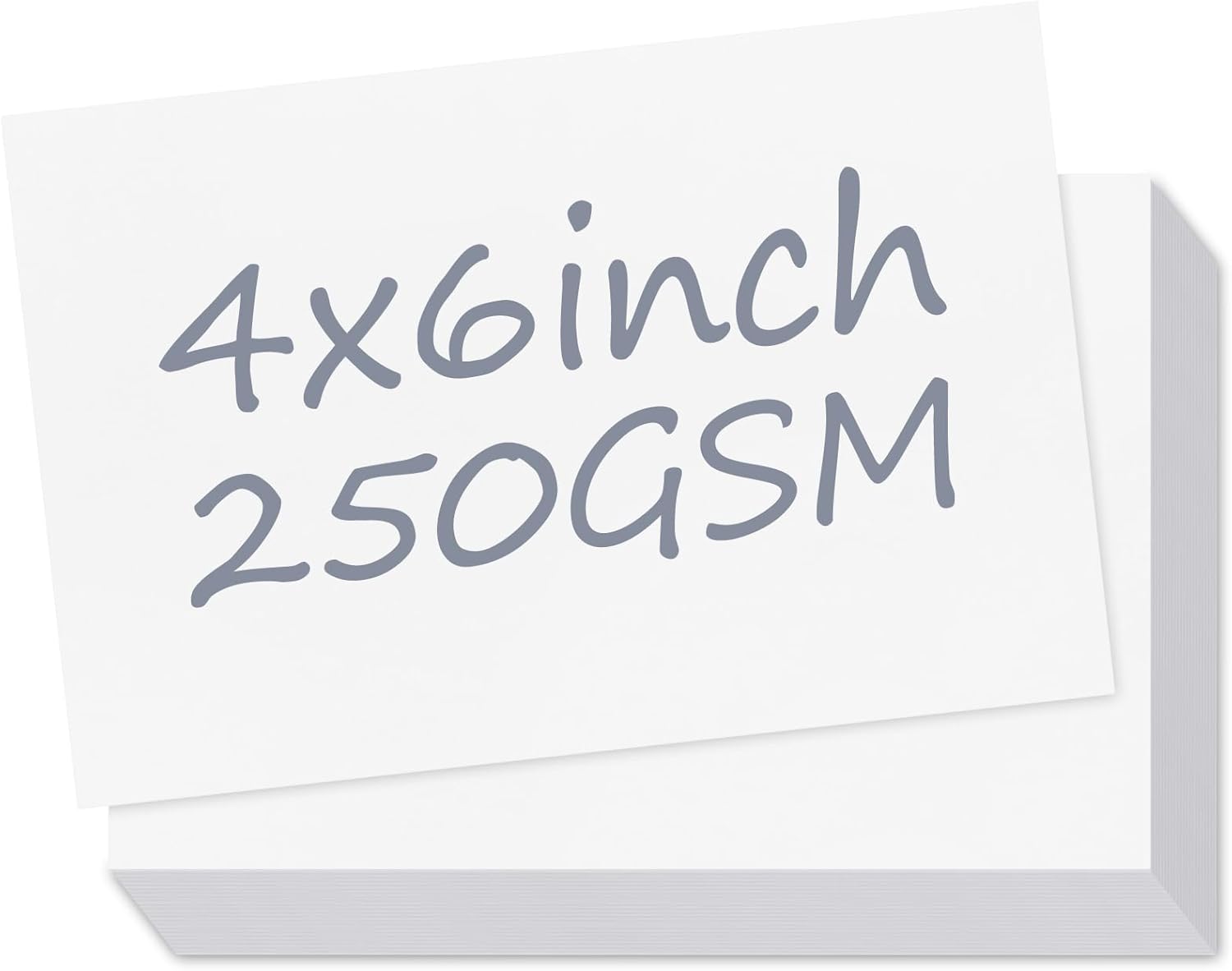 Utron 120 Sheets 4x6 Cardstock, 250 GSM Blank Postcard Paper, Matte White Printable Postcards for Making blank Index cards, Wedding Invitation cards, Thankyou Cards