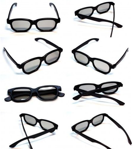 Rheme 10 x Newest Latest 3D Glasses for 3D Passive LG Panasonic Sony TVs Monitor Passive 3D