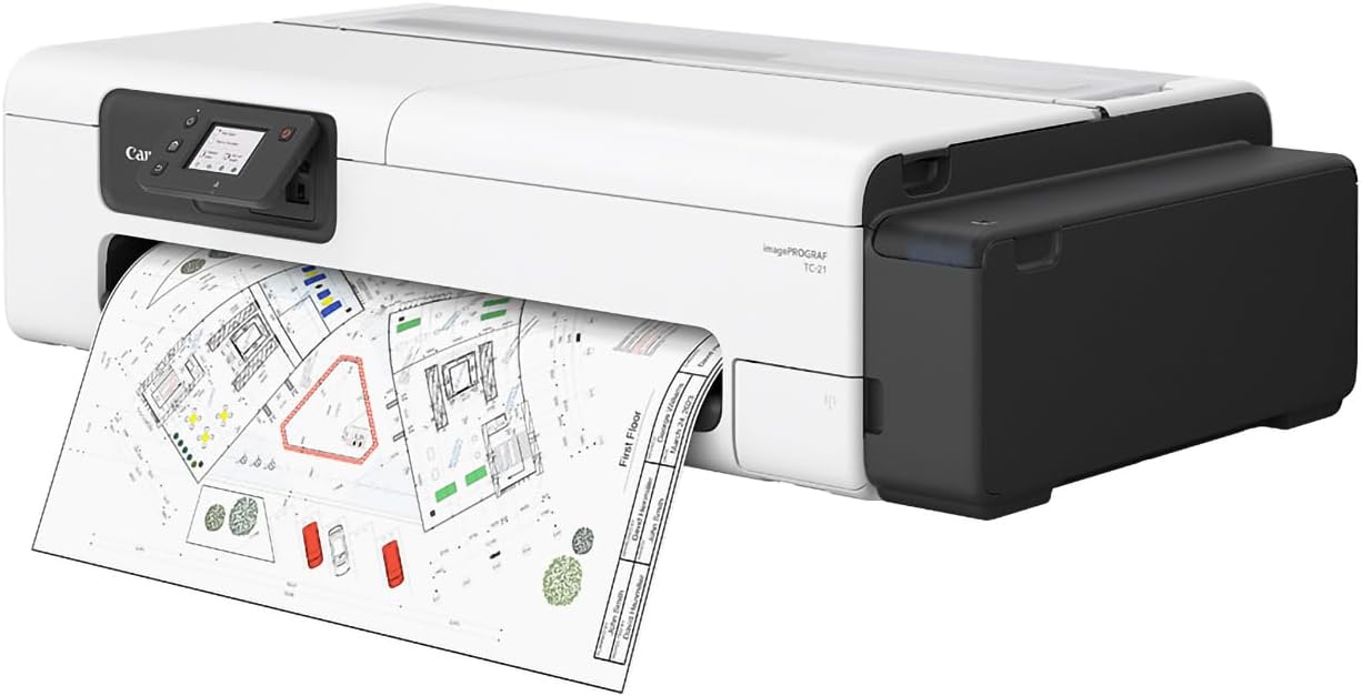 Canon Imageprograf Tc-21 Large Format Printer Wi-Fi Inkjet, W129268852 (Format Printer Wi-Fi Inkjet Colour 2400 X 1200 Dpi A1 (594 X 841 Mm) Ethernet LAN)