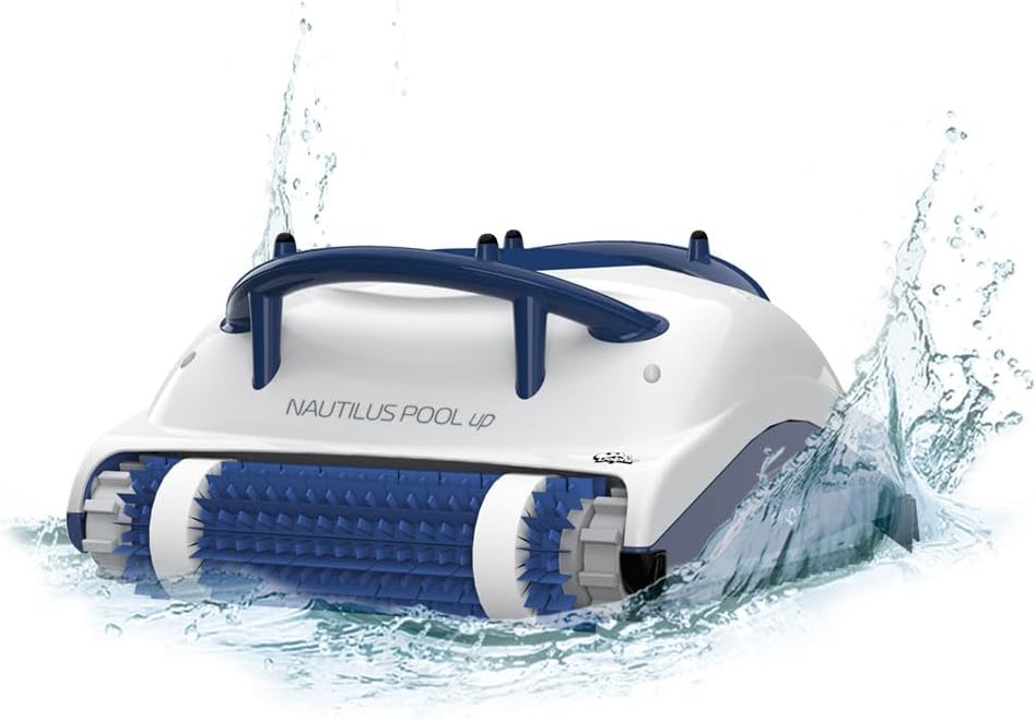 Dolphin Nautilus Pool Up Automatic Robotic Pool Vacuum Cleaner, Floor and Walls Scrubber Brush, Ideal for Above/In-Ground Pools Up to 26 FT in Length
