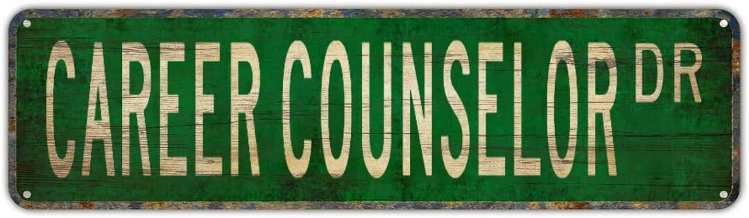 Vintage Decor Wall Signs Career Counselor Career Counselor Gift Career Counselor 4x16 Metal Tin Sign Outdoor Living Rustic Decor Bar Man Cave Wall Decoration