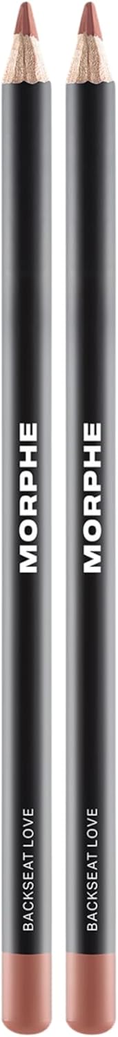 Morphe Color Pencil - Creamy Longwear Liner Pencil Duo for Eyes or Lips - Backseat Love (2 Count)