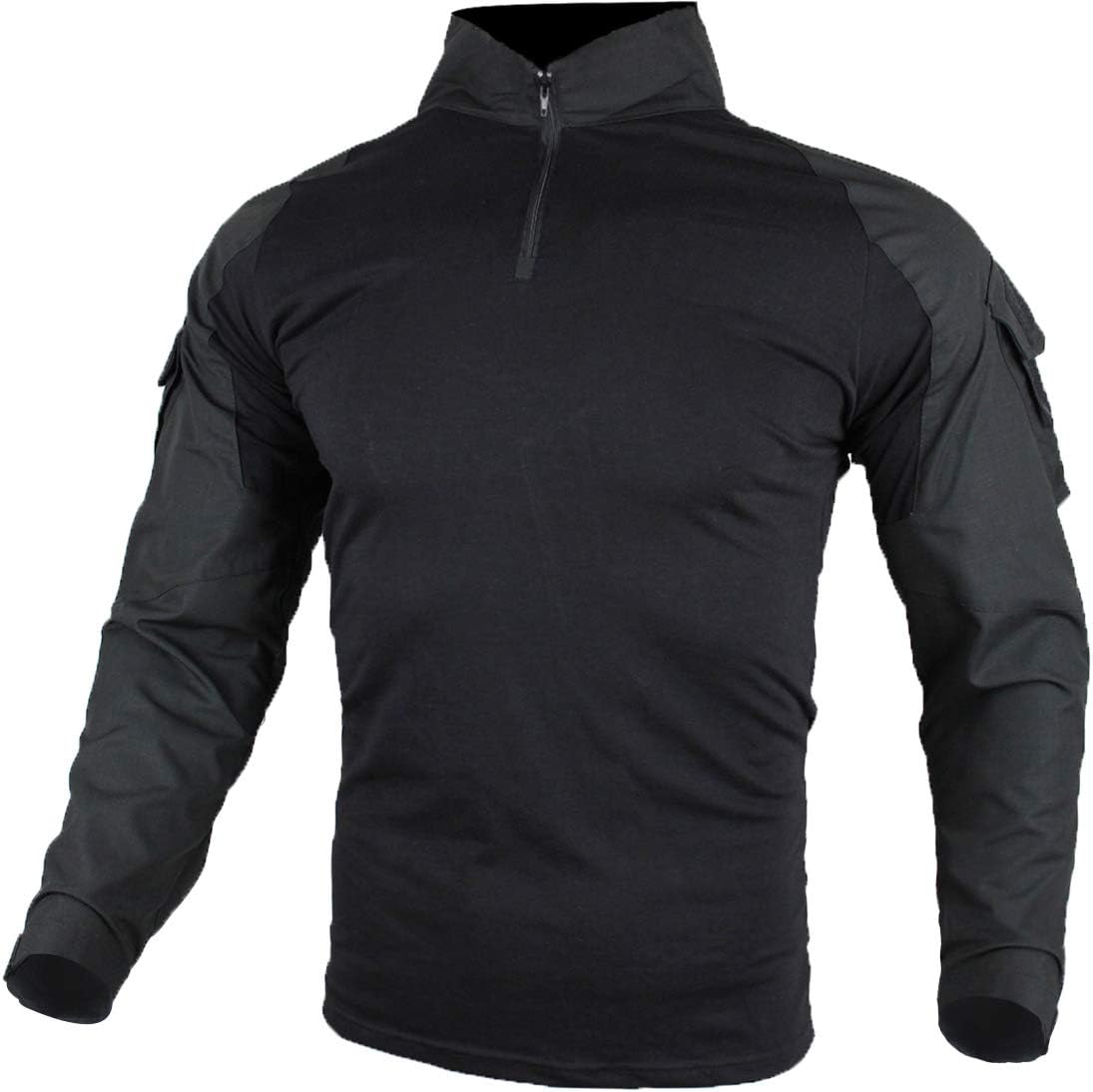 zuoxiangru Tactical Combat Shirt, Ripstop Breathable Multicam T Shirt for Hunting Military Airsoft