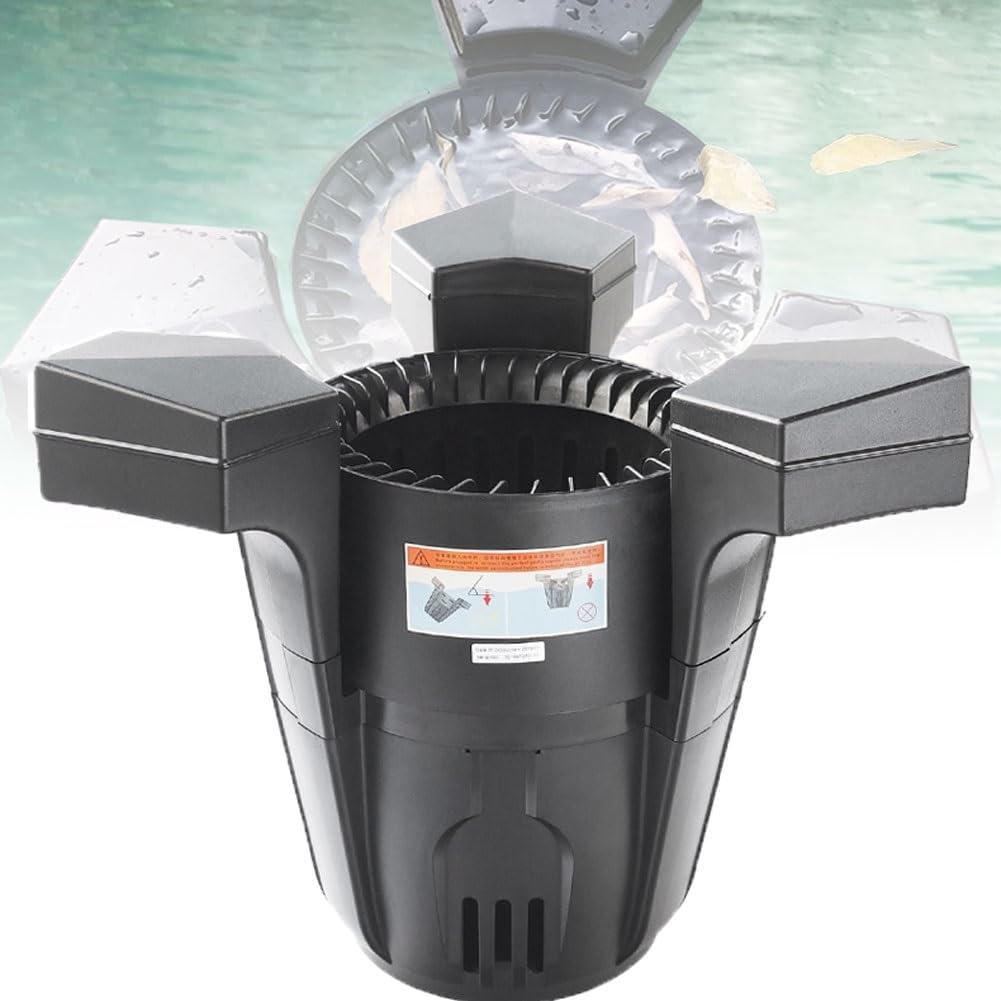 Automatic Pool Cleaner, Floating Pond Skimmer, Pool Skimmer Robot, Pool Surface Extractor, Skimmer & Clarifier, Suction Floating Skimmer for fish pond swimming pool garden