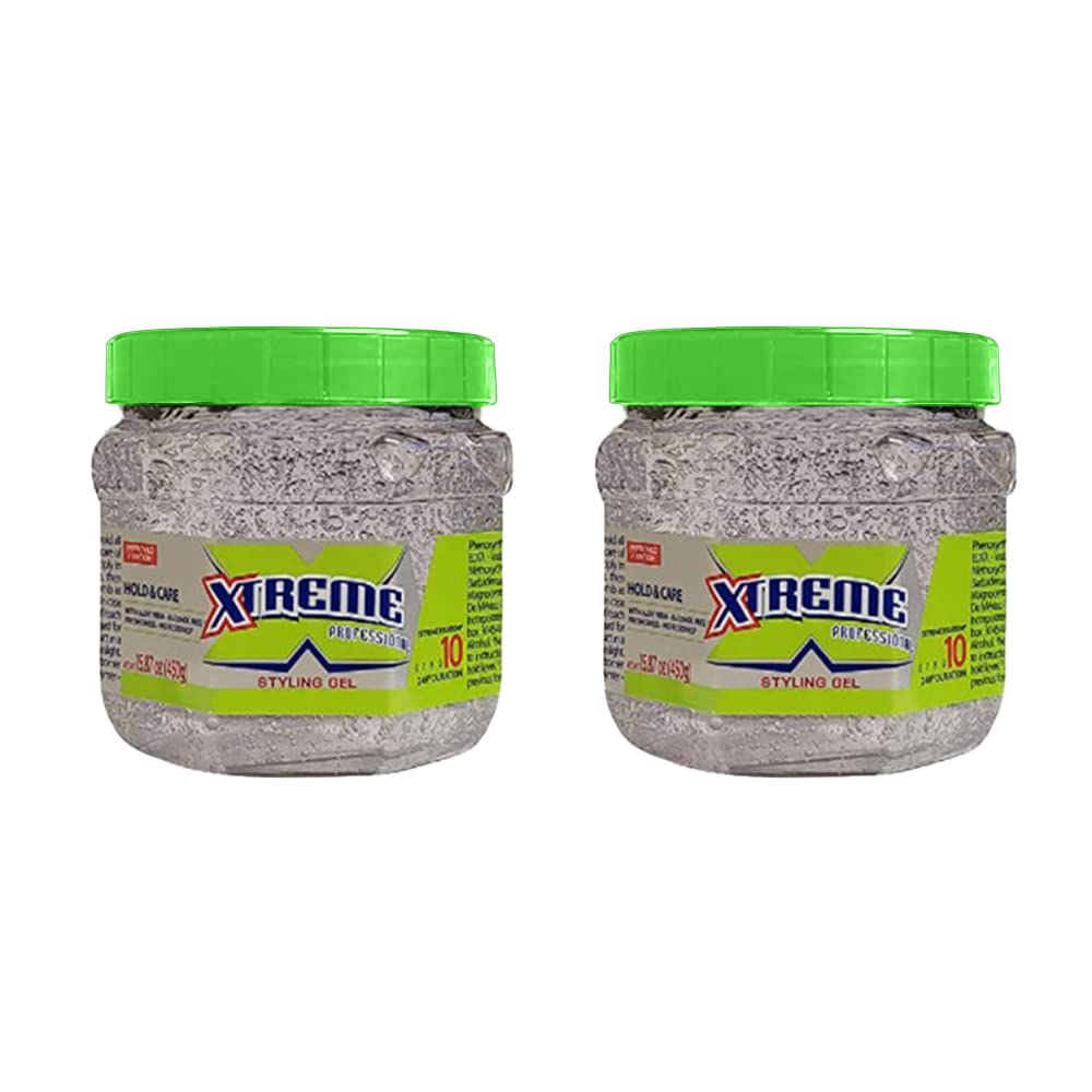 Wetline Xtreme Professional Extra Hold Wet Line Styling Gel, 15.72 Ounce - SET OF 2