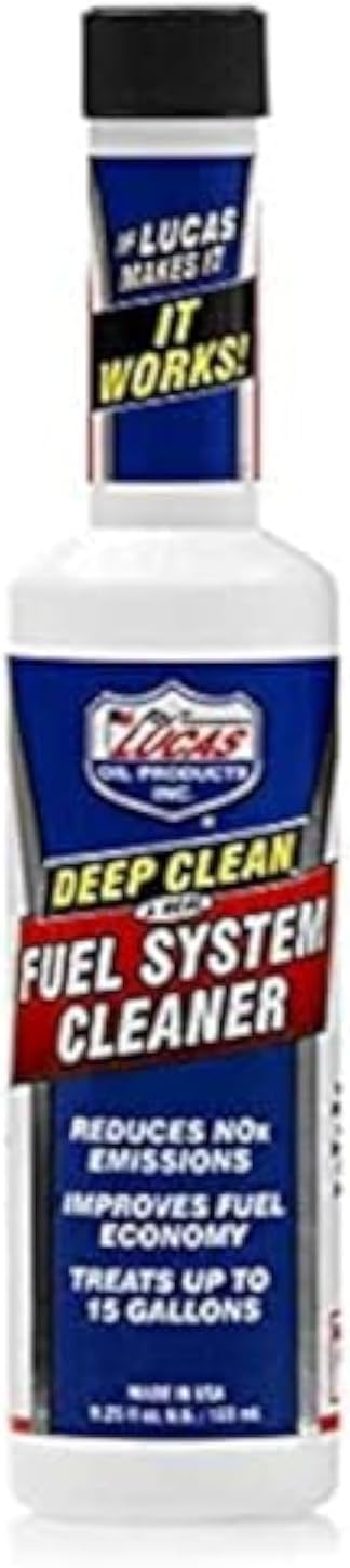 Lucas Oil Deep Clean Fuel System Cleaner, 5.25 Ounce (10669)