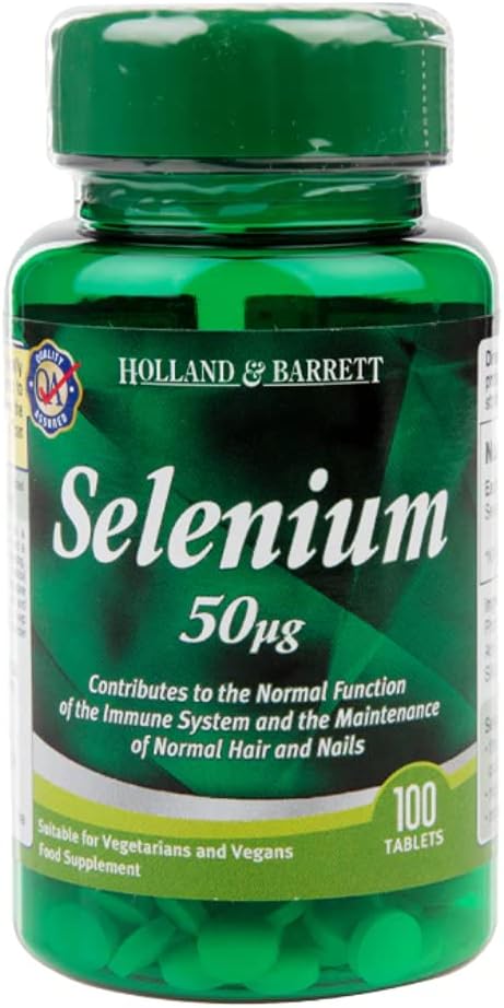 Holland & Barrett Selenium, 50ug, 100 Tablets