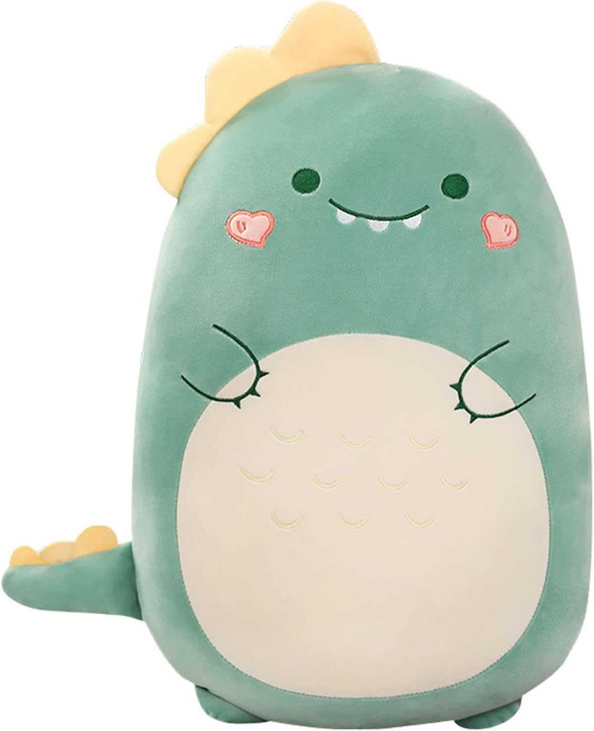 Kekeso Dinosaur Plush Hugging Pillow Cute Stuffed Animal Plush Toy Throw Pillow (Dinosaur, 45cm/17.71in)