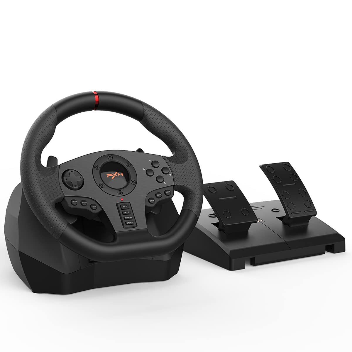 PXN V900 PC Racing Wheels - 270/900°Gaming Steering Wheel with Linear Pedals & Racing Paddles and 3.5mm Audio Communication for Xbox Series X|S, PS4, Xbox One, PC, Switch - Used - Like New