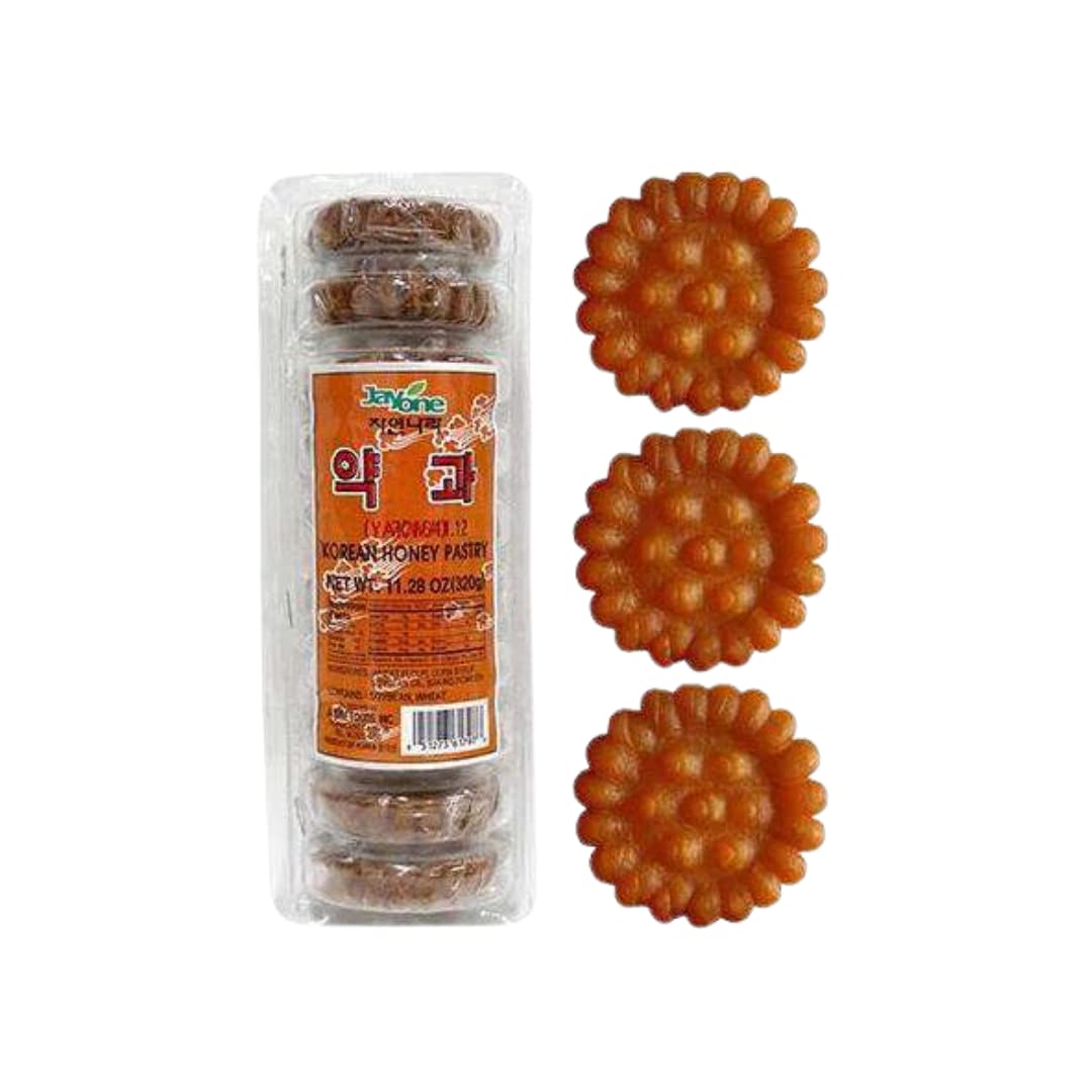 Jayone & Samlip Korean Traditional Snack Yakgwa Combo (Jayone Yakgwa, Pack of 1)