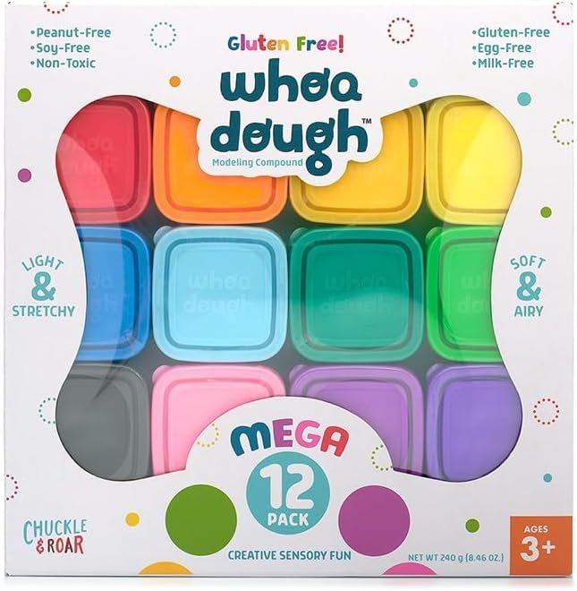 Whoa Dough Air Dry Clay Mega 12 Pack by Chuckle and Roar