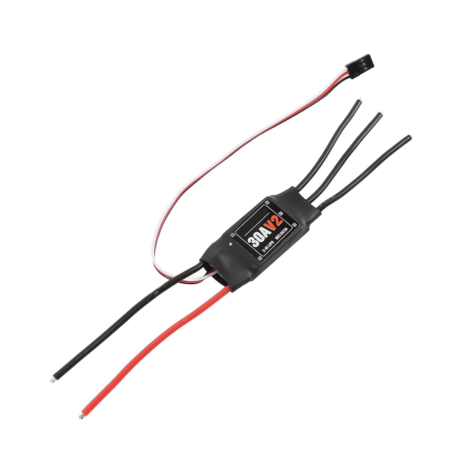 30A Brushless BEC ESC V2 Unwelded Plug 5V 2A for Fixed Wing Quadcopter Multirotor FPV Aircraft