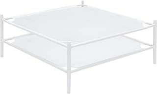 STORAGE MANIAC Sweater Drying Rack, Mesh Clothes Drying Rack, Stackable Laundry Drying Rack, Lay Flat Dryer for Delicates, Portable Dry Rack for Indoor or Outdoor, White, 2-Pack
