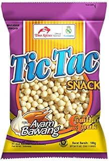 Dua Kelinci Tic Tack Ayam Bawang, 100 Gram (Pack of 4)