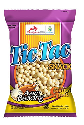 Dua Kelinci Tic Tack Ayam Bawang, 100 Gram (Pack of 4)