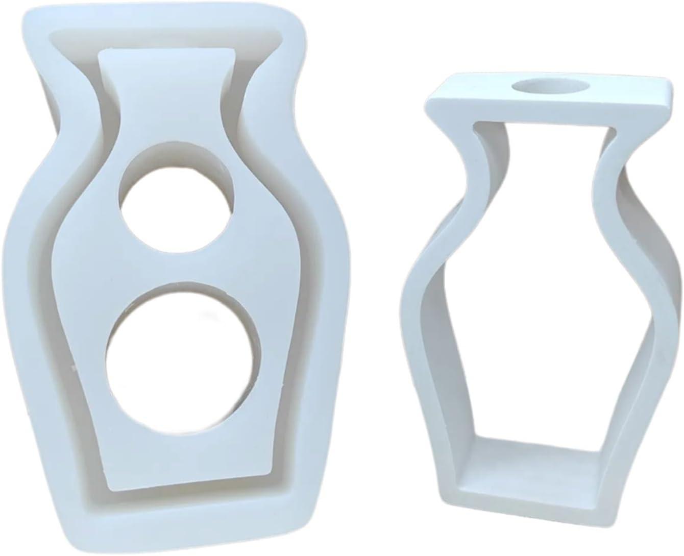 Vase Shaped Silicones Molds for Plant Stations Glass Planter Stations Stand Desk Decorations Vase Shaped Resins Making