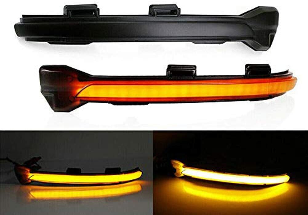 LED Turn Signal Light Mirror Indicator Replacement for VW Golf 7 MK7 GTI 2015+ (Black)
