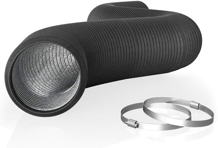 AC Infinity Flexible 6-Inch Aluminum Ducting, 8-Feet Long