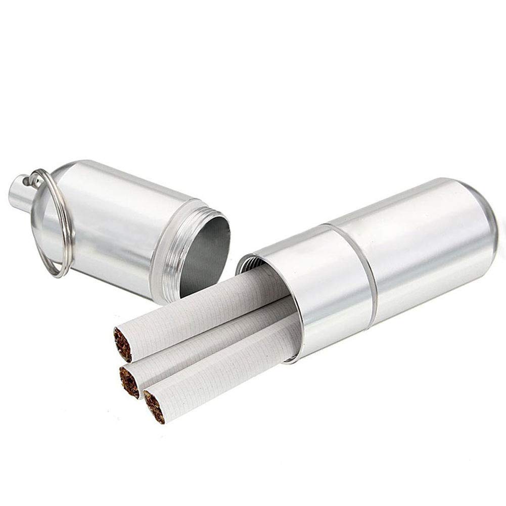 Vidillo Cigarette Case Mini Small Metal Cigarette Holder for Men and Women