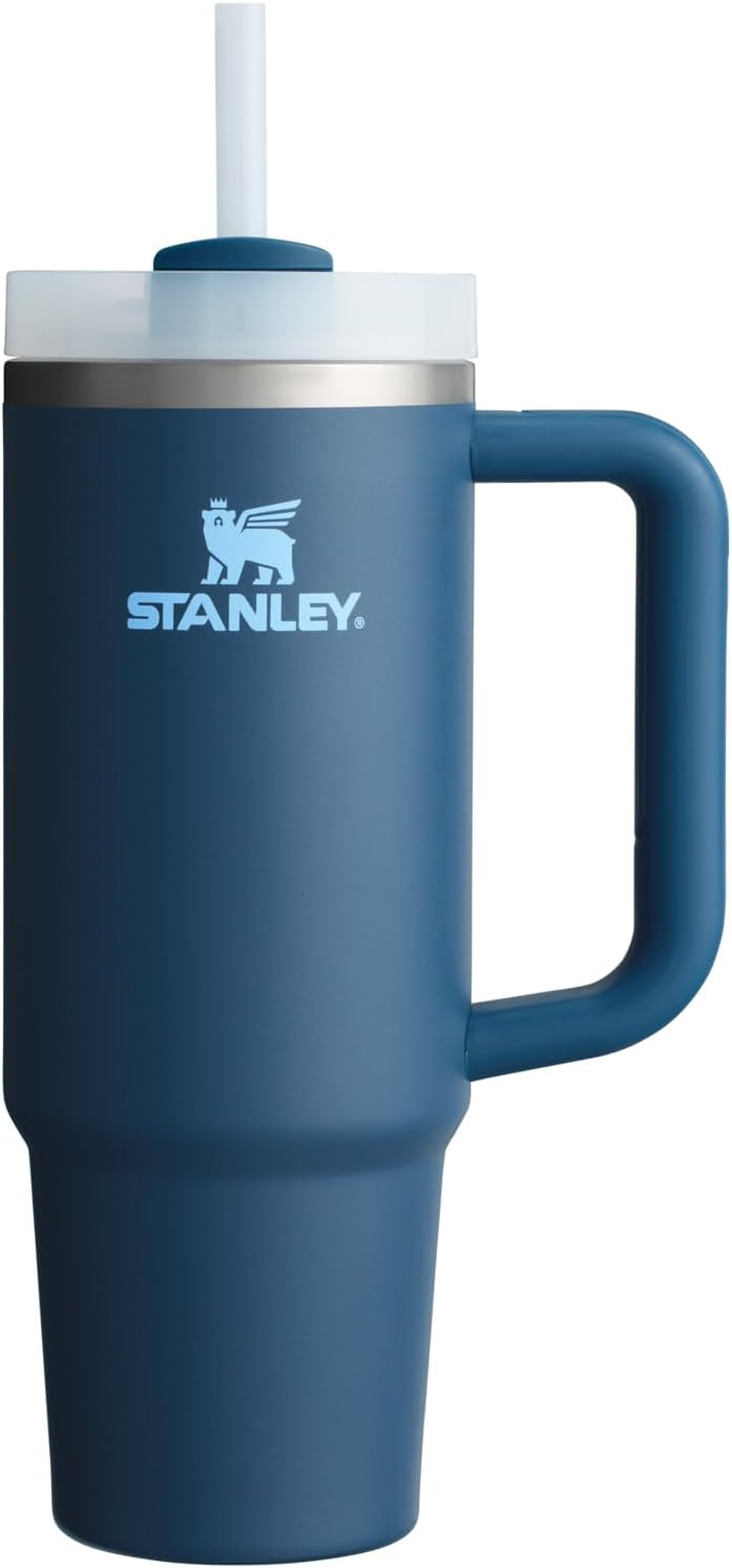 STANLEY Quencher H2.0 Tumbler with Handle and Straw 30 oz | Flowstate 3-Position Lid | Cup Holder Compatible for Travel | Insulated Stainless Steel Cup | BPA-Free | Stargaze