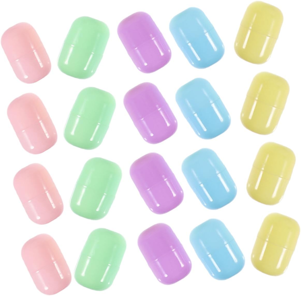 HYTROVE Mini Vending Machine Toys 40pcs Empty Plastic Balls for Capsule Machine