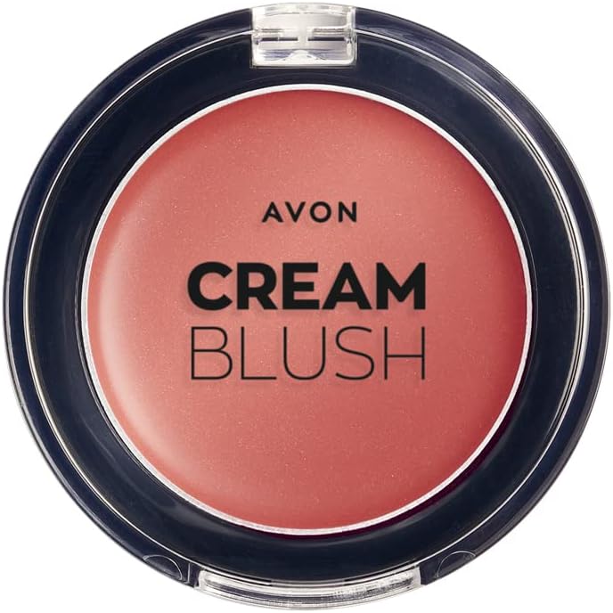 Avon Cream Blush Peach, Creamy, Lightweight and Easy-to-Blend Formula for a Natural Hint of Sheer Lip and Cheek Colour