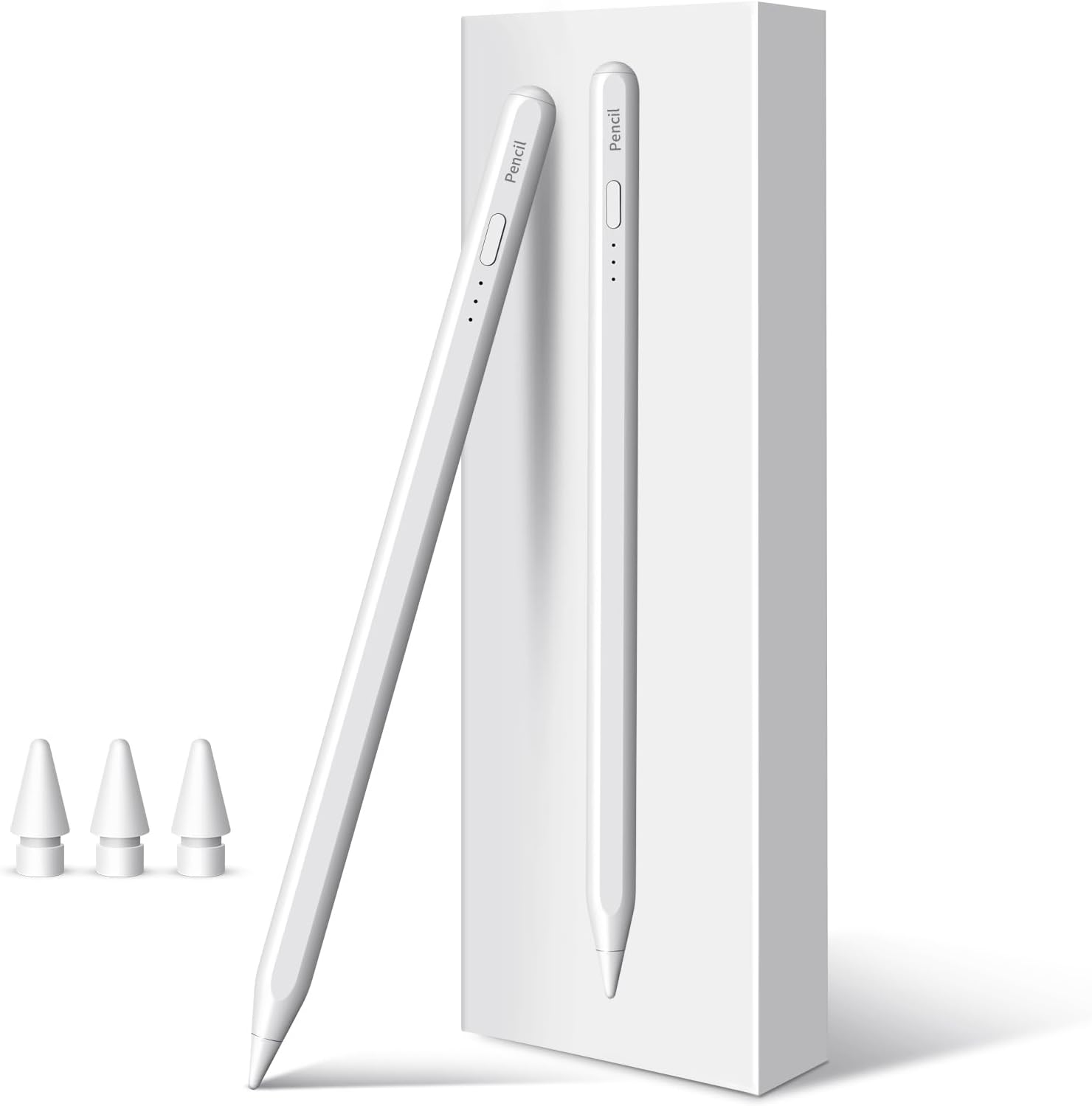iPad Pencil 9th&10th Generation, 10 Mins Fast Charge Stylus Pen for Apple Pencil 1st/2nd iPad 6/7/8/9/10, iPad Pro 11" and 12.9", iPad Air 3/4/5, iPad Mini 5/6 with Palm Rejection, Tilt Sensitivity