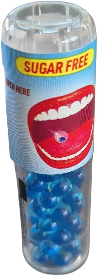 PaperMints Mint Cool Caps Twist Tube (60 caps per tube) - Fresh Breath Capsules (1 x Tube (60 caps), Mint)