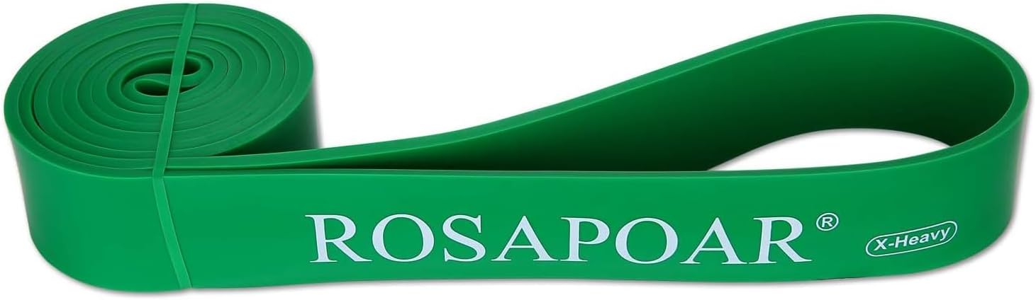 Resistance Band Pull up Band Fitness Exercise Bands Natural Latex for Workout Body Stretch Powerlifting Band Fitness Sport Training at Home/The Gym - Green