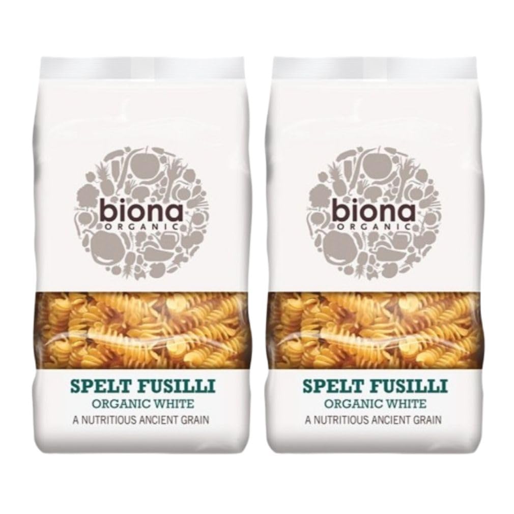 Biona Organic Spelt Fusilli White 500g - Pack of 2