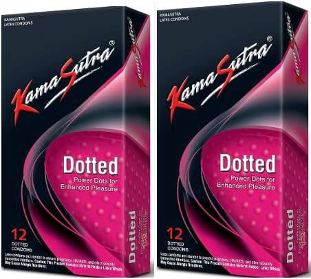 2 x 12 - KamaSutra Dotted Condoms