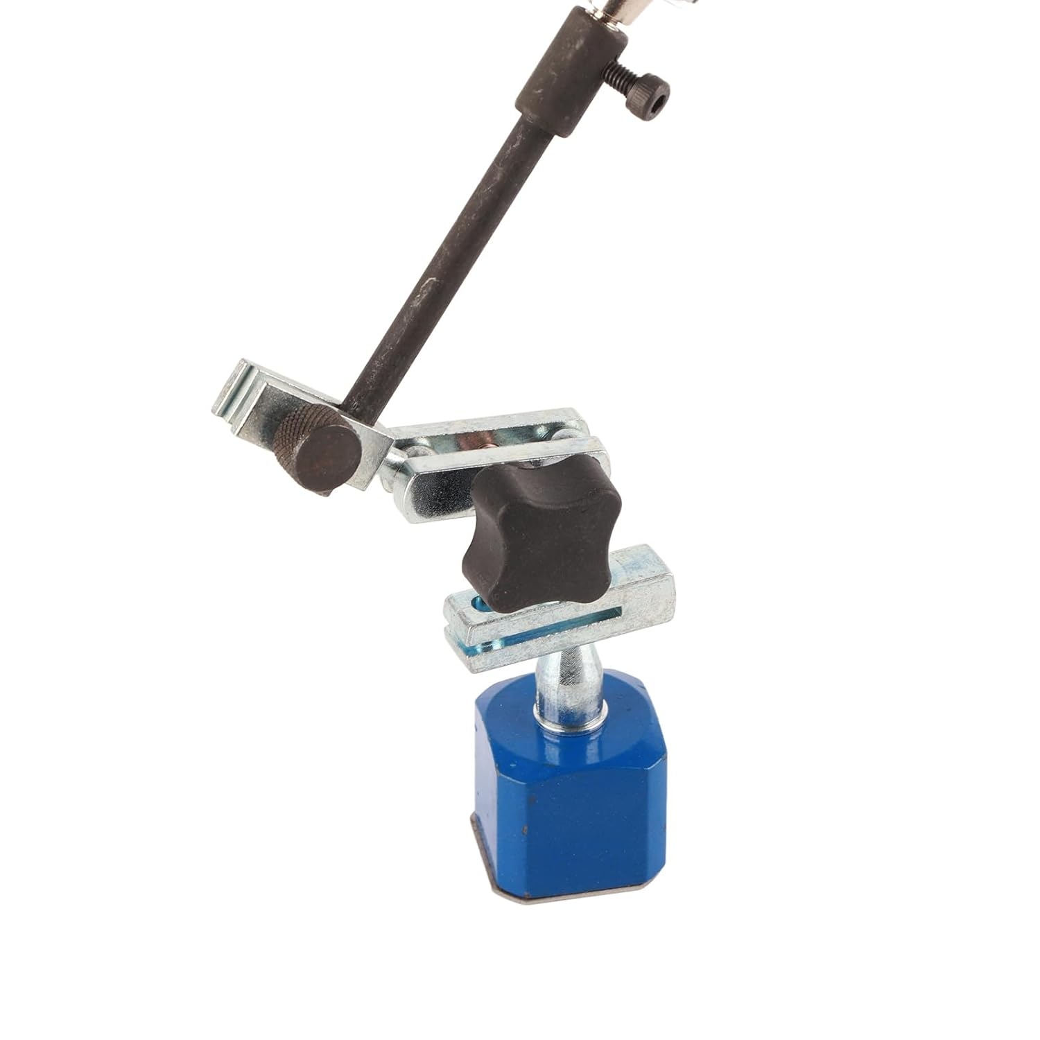 Dial Test Indicator, Industrial Scientific with Magnetic Base Stand Holder Adjustable Yellow Yellow Face Exactness 0 8mm Measuring Range 3 8 Dovetail Clamp 5 32 Face 0‑