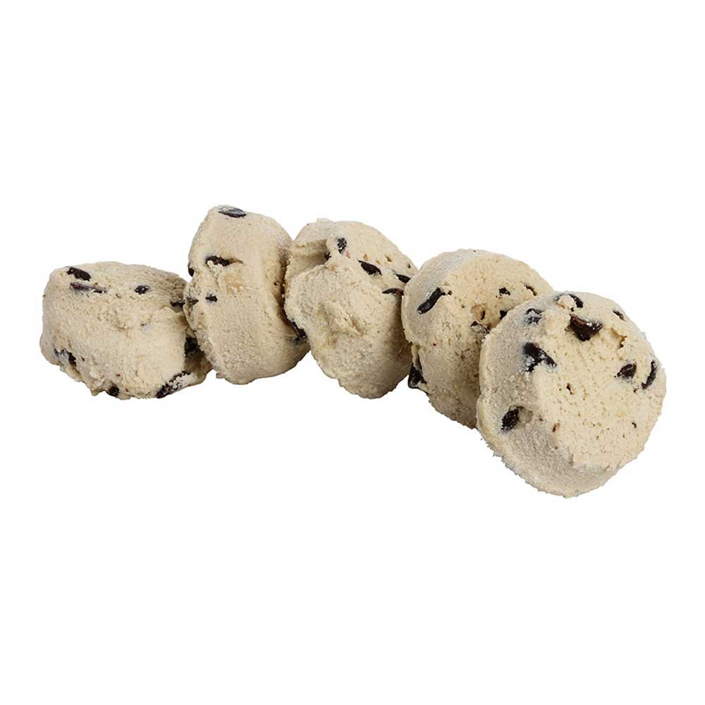 Otis Spunkmeyer Sweet Discovery Chocolate Chip Cookies Dough, 1.33 Ounce -- 240 per case.