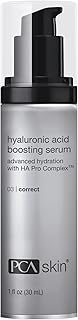 PCA SKIN Hyaluronic Acid Boosting Face Serum, Hyaluronic Acid Serum for Face Made with Niacinamide and Ceramides, Helps Reduce Fine Lines and Wrinkles and Delivers 24-Hour Moisturization, 1 oz Pump