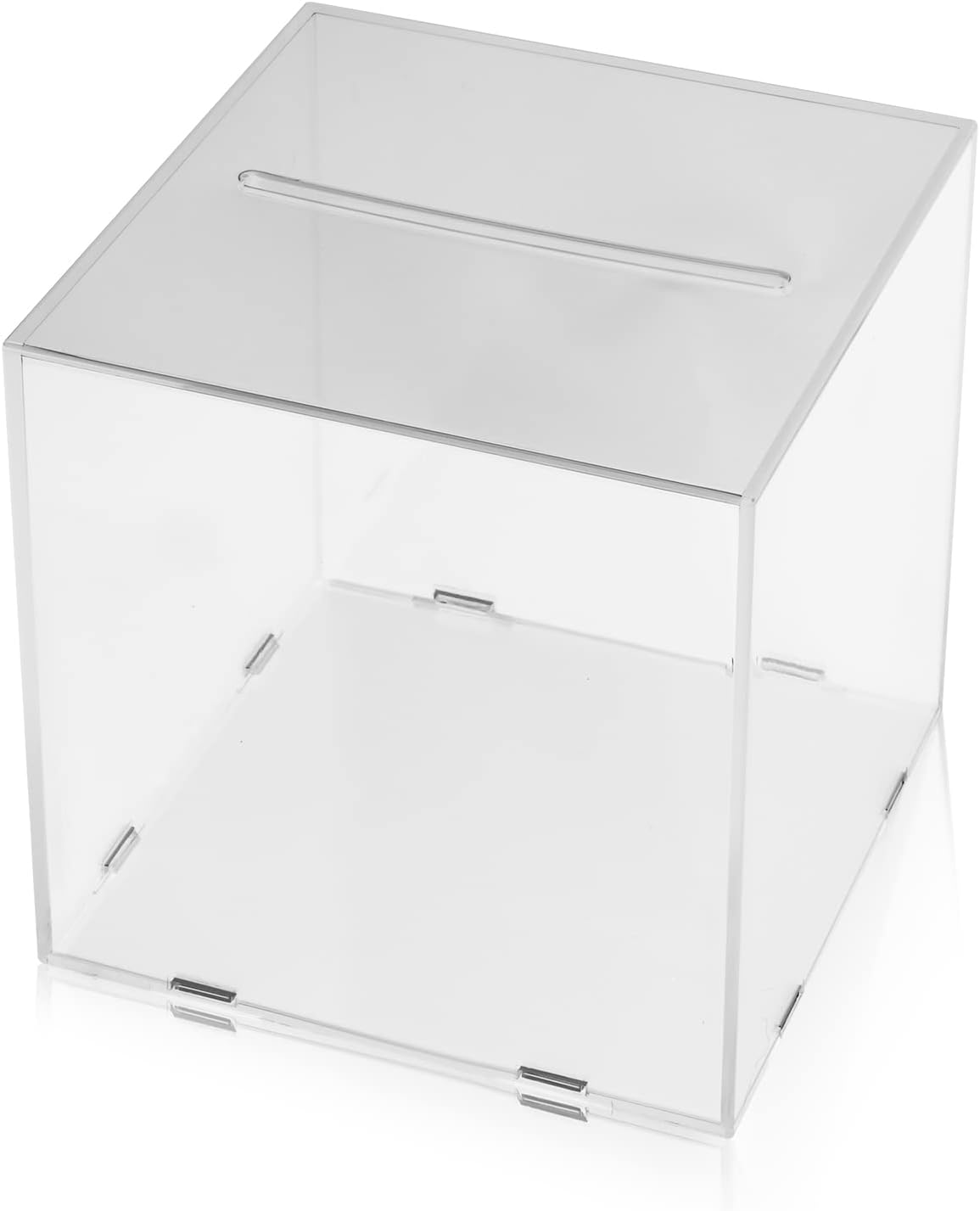 TOYMIS Clear Piggy Bank for Adults, Acrylic Smash Piggy Bank, Unopenable Saving Money Piggy Bank Must Break to Open Savings Jar PVC Tip Jar Money Box for Budget and Save, Coin and Cash