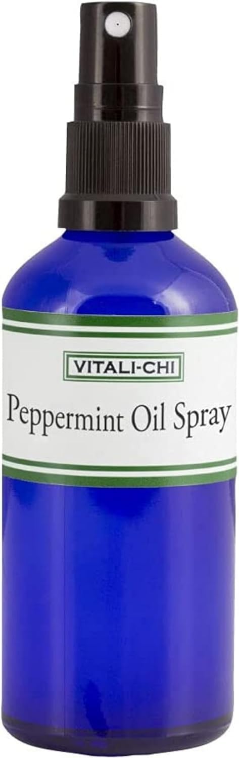 Vitali-Chi Peppermint Spray | Natural Repellent for Spider, Rat, Mouse, Ant, Wasp & Insects | Essential Oil-Based Rodent & Bug Deterrent | (F-Ree Upgrade to 100ml)